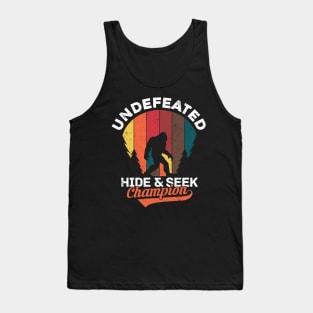 Bigfoot Hide And Seek World Champion Retro Distressed Vintage Tank Top